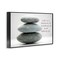 Stupell Industries Life Is A Balance Stones Framed Giclee, design by Sandro De Carvalho
